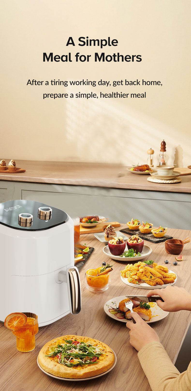 Airbot Air Fryer AF480 White 空氣炸鍋 Airbot Air Fryer AF480 White 空氣炸鍋